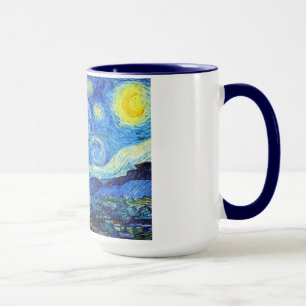 Caneca Pintura Legal da Noite Estelar Vincent Van Gogh