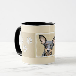 Caneca Pintura Miniatura Pinscher Pintura Cachorra Origin