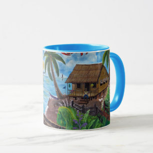 Caneca Pintura mural de Costa Rica