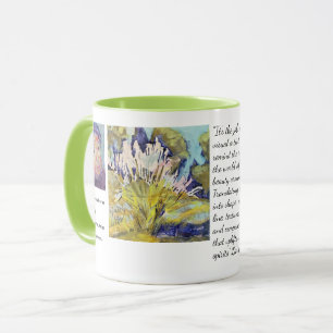 Caneca Pintura Plumas de Grama Selvagem / Artista Larry L