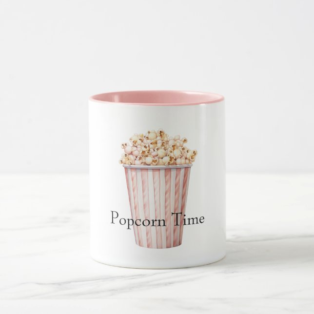 Caneca Pipoca Blush Hora do Filme (Centro)
