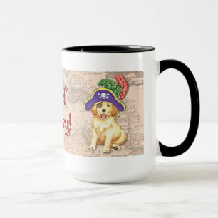Caneca Pirata do ouro Retriever