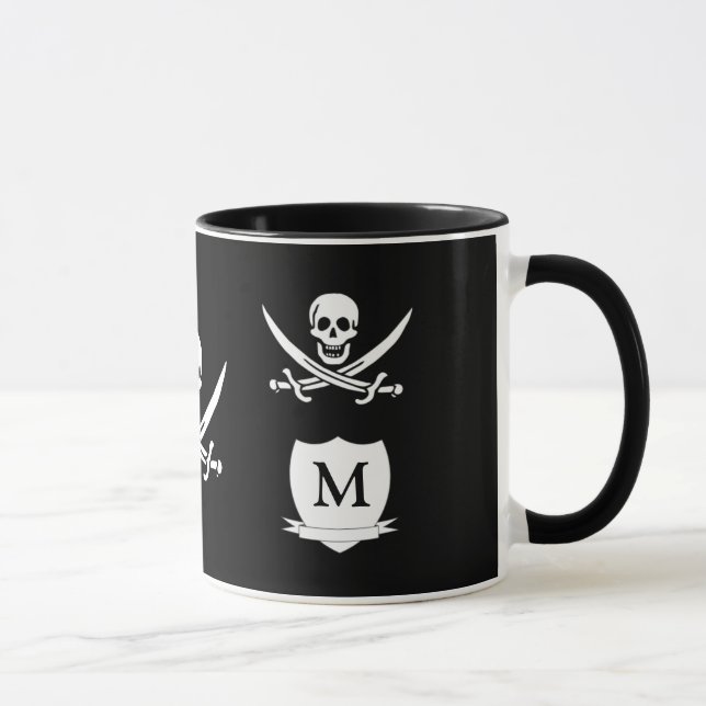 Caneca Pirata & monograma (Direita)