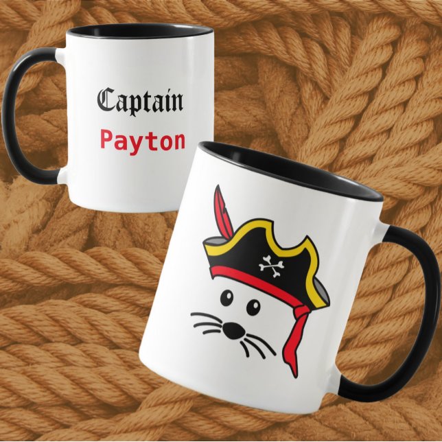 Caneca Pirata personalizável para pequenos mouse (Criador carregado)