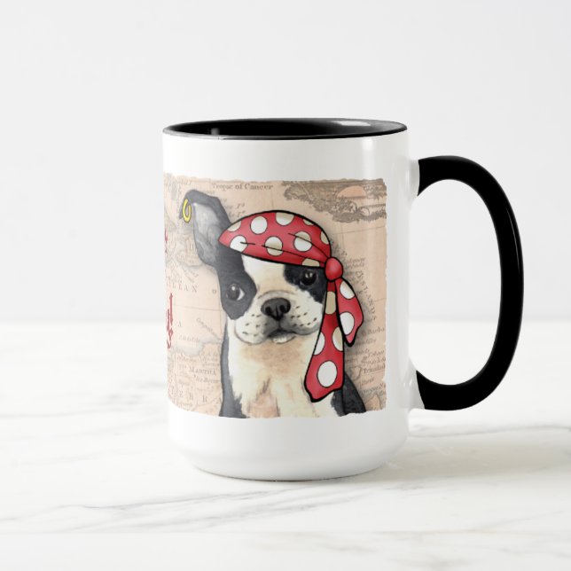 Caneca Pirata Terrier de Boston (Direita)