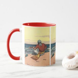 Caneca Piratas Antigos, Encalhados em uma Ilha Deserta