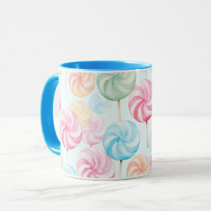 Caneca Pirulitos de Doces Deliciosos Caprichosos