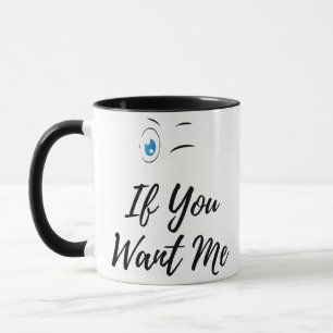 Caneca Piscar se você quer eu funny masculino