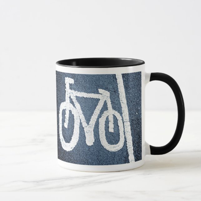 Caneca Pistas de bicicleta (Direita)