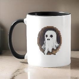Caneca Pixel Ghostopus Mug por ORION