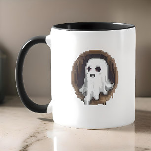 Caneca Pixel Ghostopus Mug por ORION
