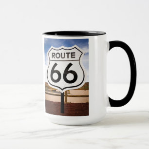 Caneca Placa de sinalização da Rota 66, Arizona