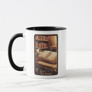 Caneca Placa de Tarot do Leitor Personalizada Chá ou Café