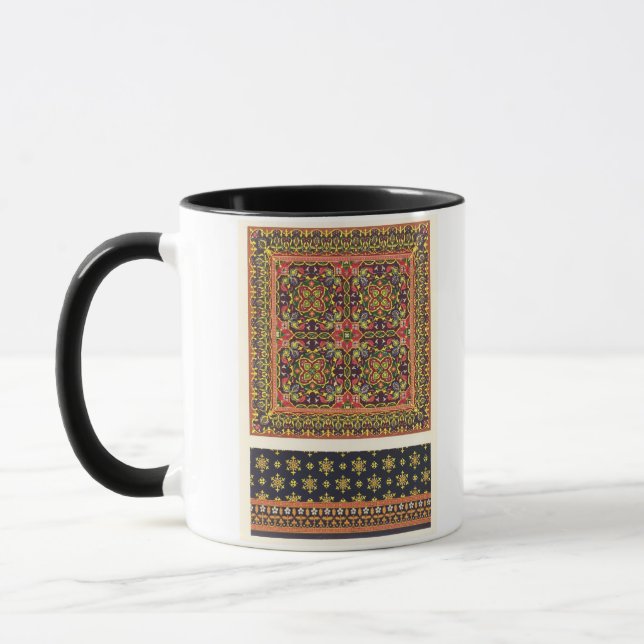 Caneca Placa do design para os tapetes, 'das artes (Esquerda)