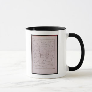 Caneca Placa mim, ilustrando a lei II do volume mim