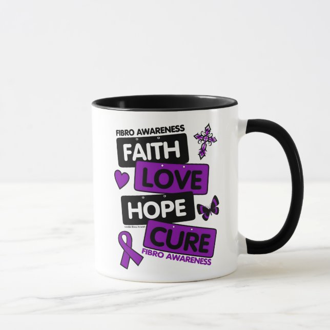 Caneca Placas de Licença...Fibro Mug (Direita)