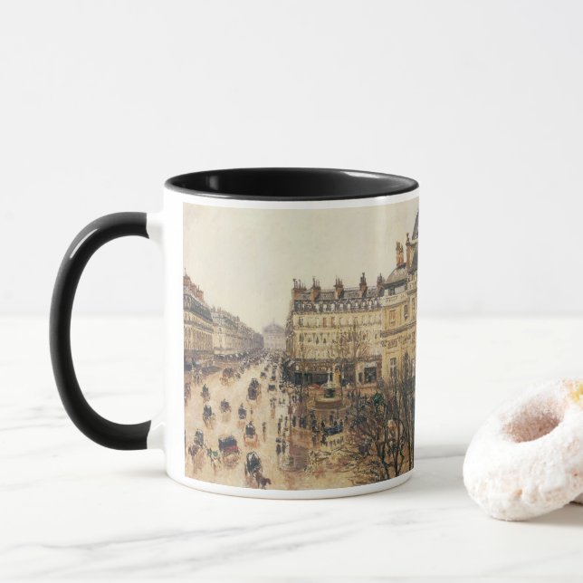 Caneca Place du Theater Francais, Chuva de Paris por Piss (Com Donut)