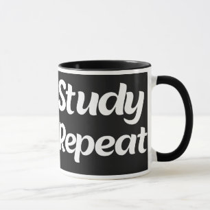 Caneca Plan Cry Study Repetir Universidade Mug