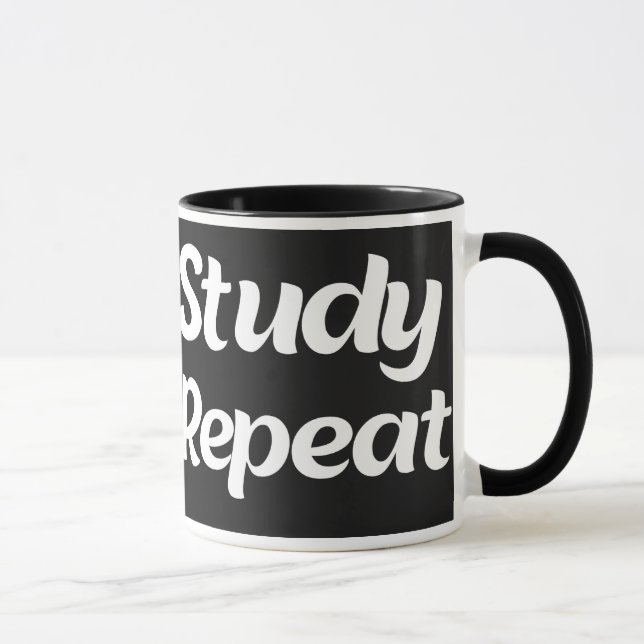 Caneca Plan Cry Study Repetir Universidade Mug (Direita)