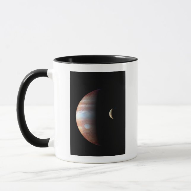 Caneca Planeta Gás Júpiter e Lua Galileu (Esquerda)