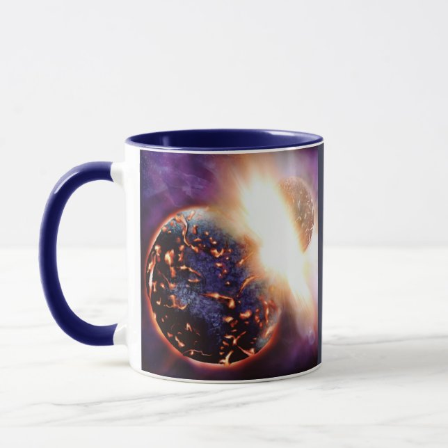 Caneca Planetas Colidem (Esquerda)