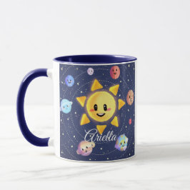 Caneca Planetas da Galáxia Espacial