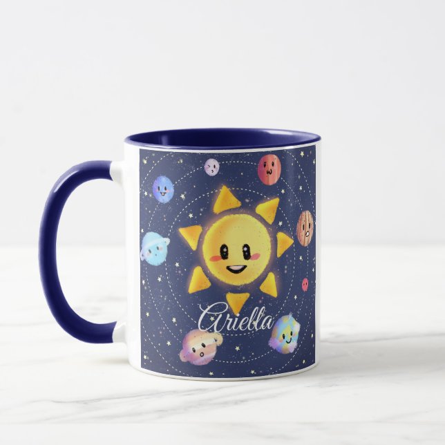 Caneca Planetas da Galáxia Espacial (Esquerda)