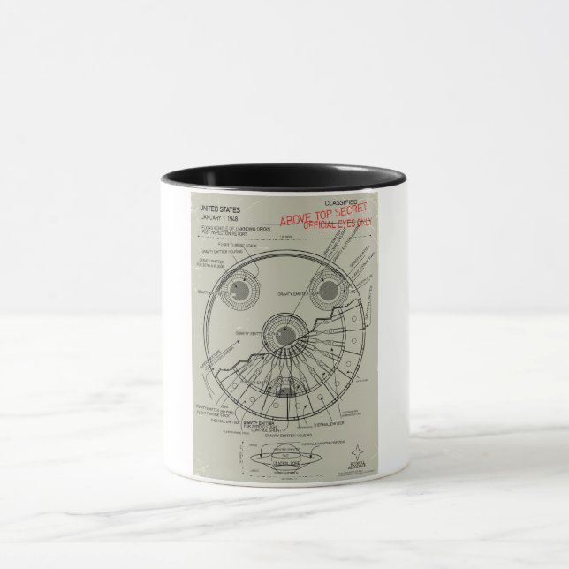 Caneca Plano do OVNI (Centro)