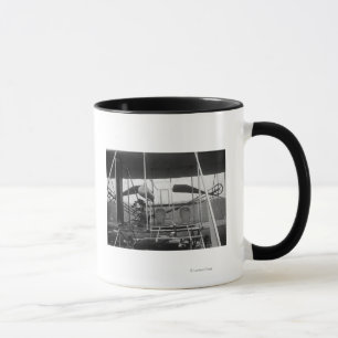 Caneca Plano dos irmãos de Wright com piloto e