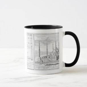 Caneca Plano e vista da mesquita azul (1609-16),