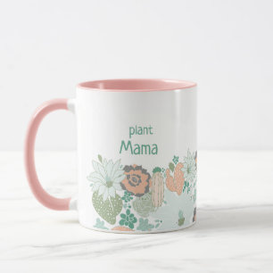 Caneca Planta Mama Cactus Personaliza Mug