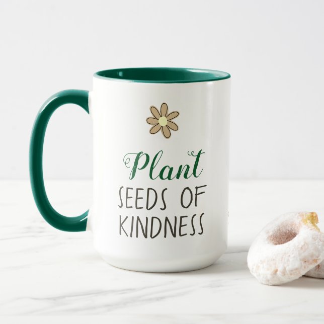 Caneca Planta Sementes de Bondade (Com Donut)