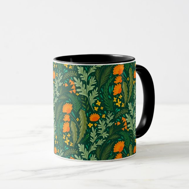 Caneca Plantas aromáticas e flores dos campos (Frente Esquerda)