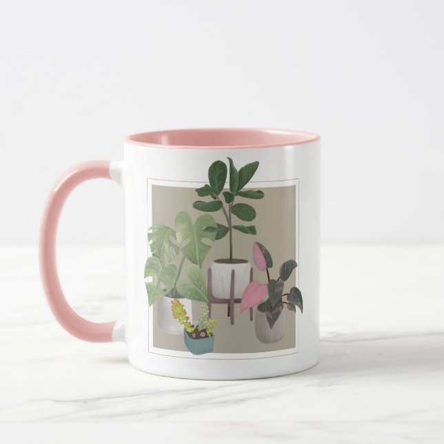 Caneca Plantas Domésticas Potentes (Esquerda)
