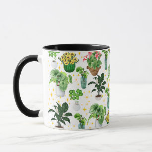 Caneca Plantas em Vasos Caprichosas