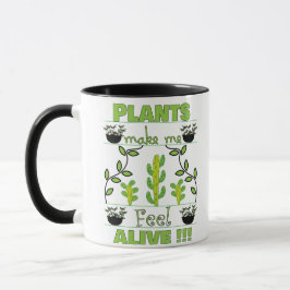 Caneca Plantas Me Fazem Sentir Vivo Da Planta