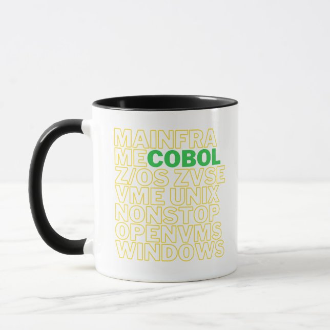 Caneca Plataformas do Sistema Operacional da Linguagem CO (Esquerda)