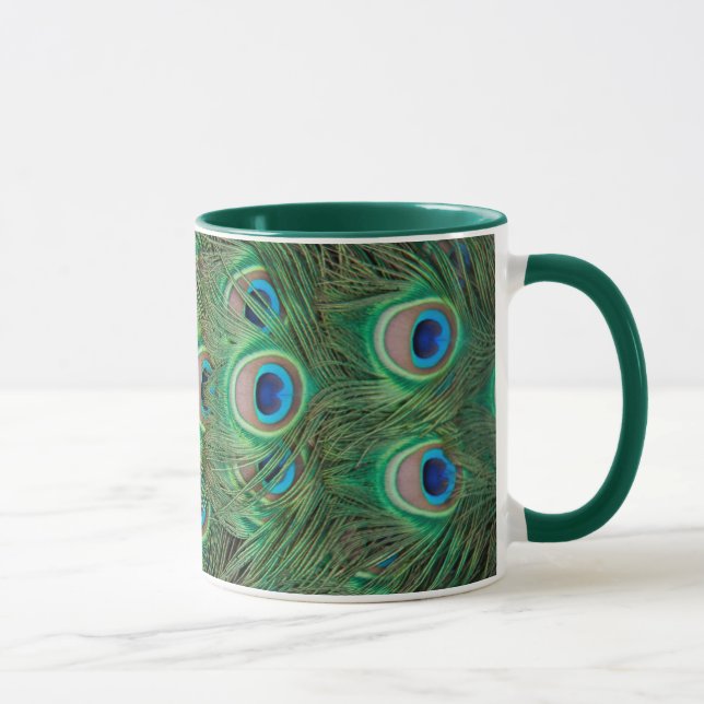 Caneca plumagem de pavão (Direita)