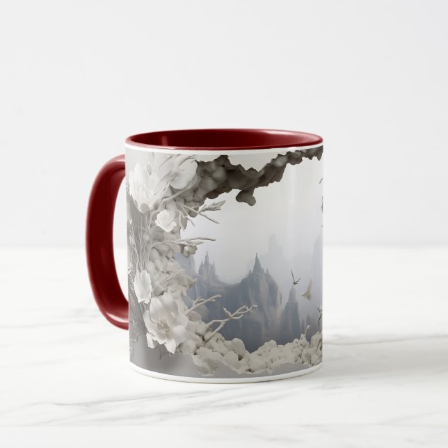 Caneca Plural Encantada, Realm Cerâmico Coffee ☕ (Frente Esquerda)