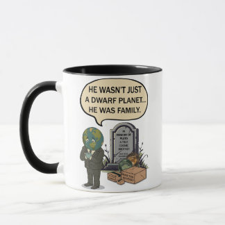 Caneca Plutão Nunca Esqueça Planeta Anão Humor Espacial E