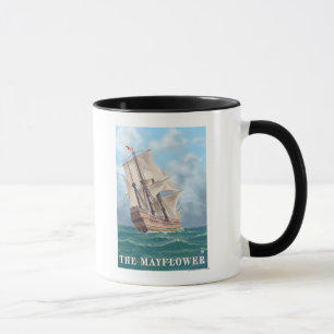 Caneca Plymouth, MassachusettsView do Mayflower