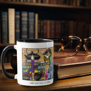 Caneca Poções de Livros de Coruja do Assistente