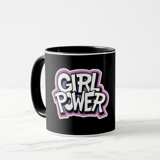 Caneca Poder da Menina (Frente Esquerda)