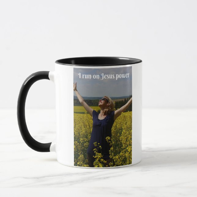 Caneca Poder engraçado de Jesus (Esquerda)