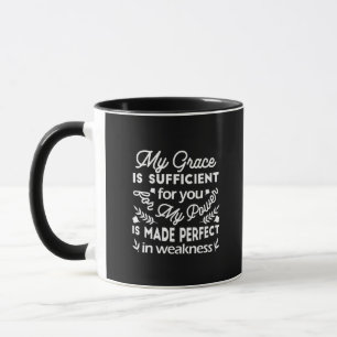 Caneca Poder Feito Perfeito Na Fraqueza  2 Coríntios 12:9