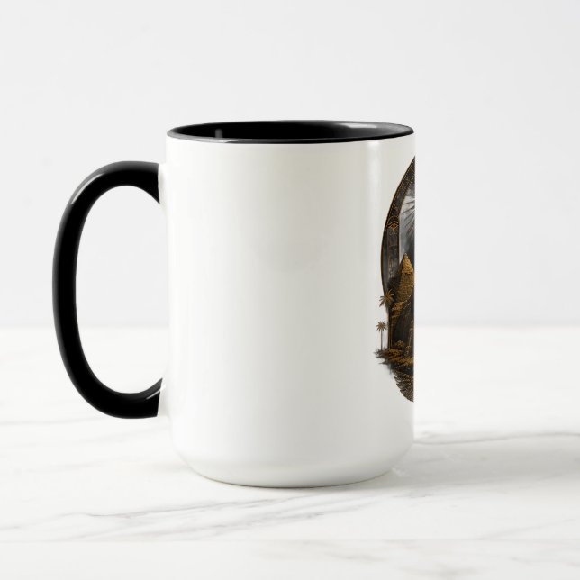 Caneca Poder Silencioso | Grande Design Esfinge Egito (Esquerda)