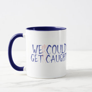 Caneca Poderíamos ser apanhados momentos engraçados com s