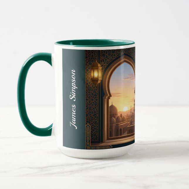 Caneca Poderosa Dua para Riqueza e Bênçãos (Al-Qasas 24) (Esquerda)