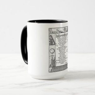 Caneca Poema da apreciação do bibliotecário