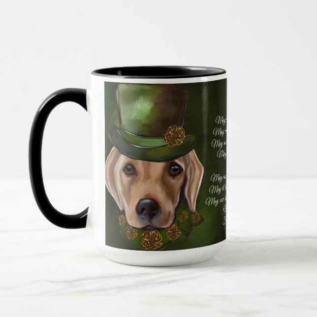 Caneca Poesia do Labrador Retriever (Esquerda)